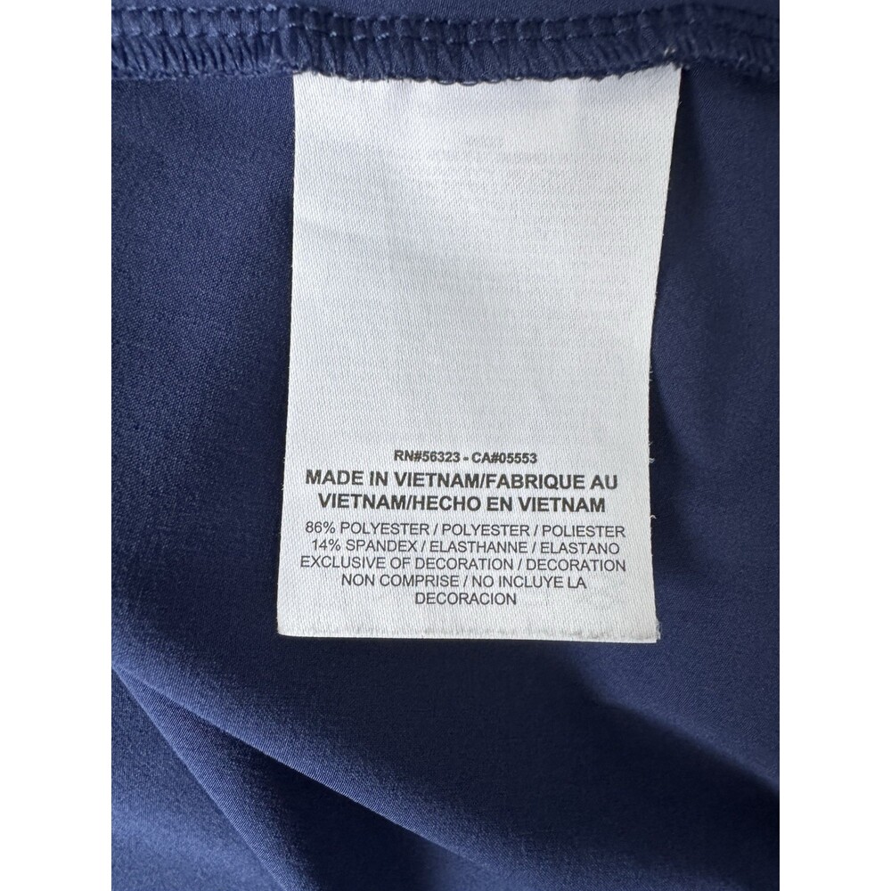 Nike Windbreaker Jacket Navy Blue Size Small Zip Up Long Sleeve Lightweight - Picture 6 of 8